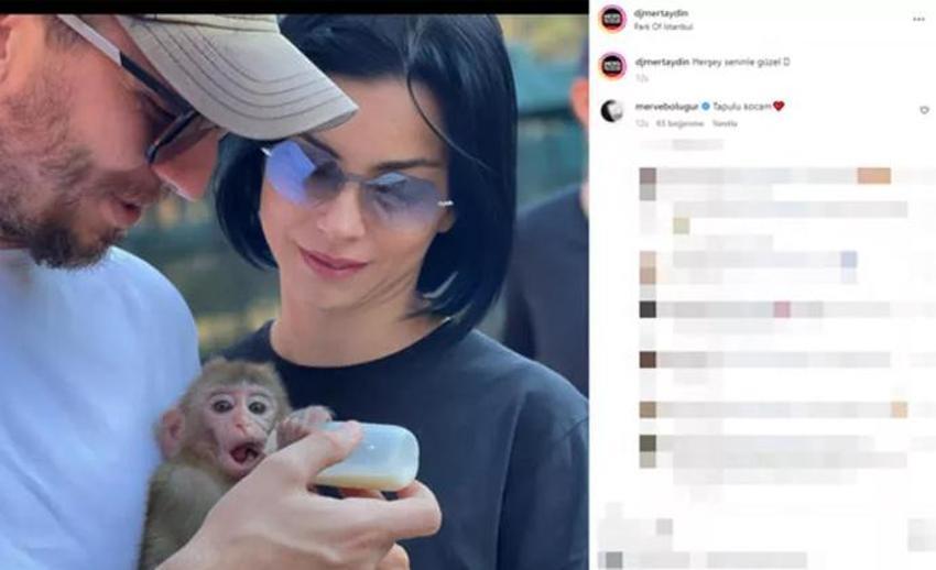 Merve Boluğur ve Mert Aydın'dan ilgi gören paylaşım!