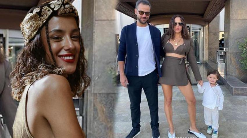Cansu Tosun'dan eşi ve oğluyla poz!