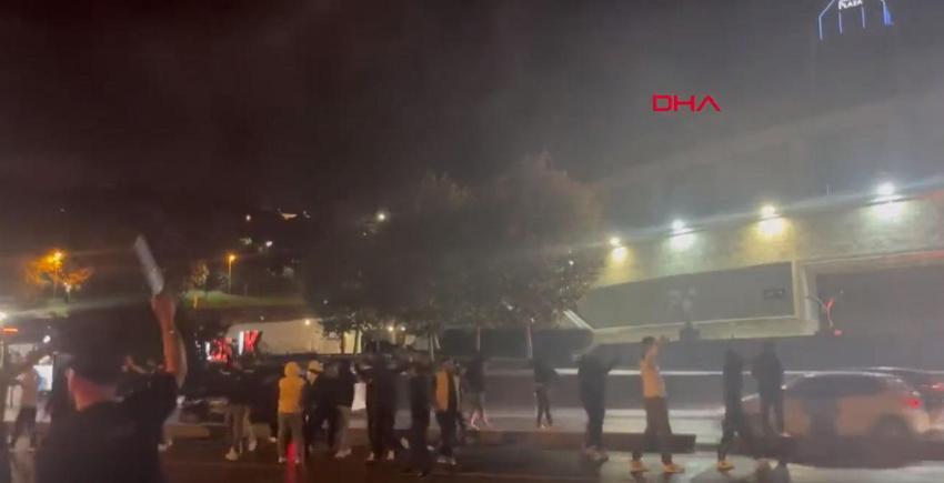 Vodafone Park'ta Beşiktaş - Fenerbahçe derbisi öncesi kavga!