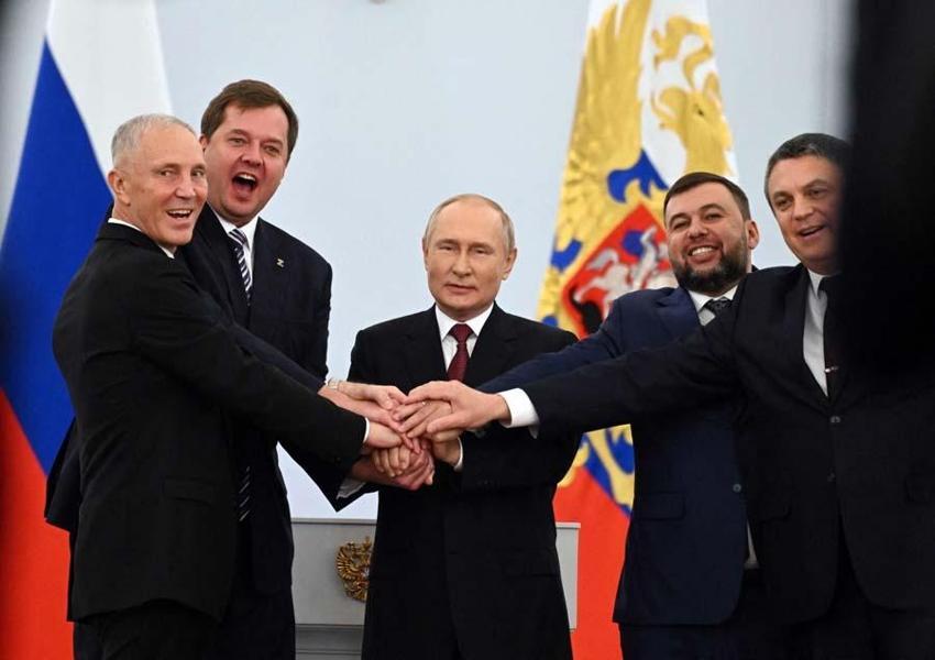 Putin'in ilhak kararına dünyadan tepki yağıyor! Yeni yaptırımlar peş peşe açıklandı...