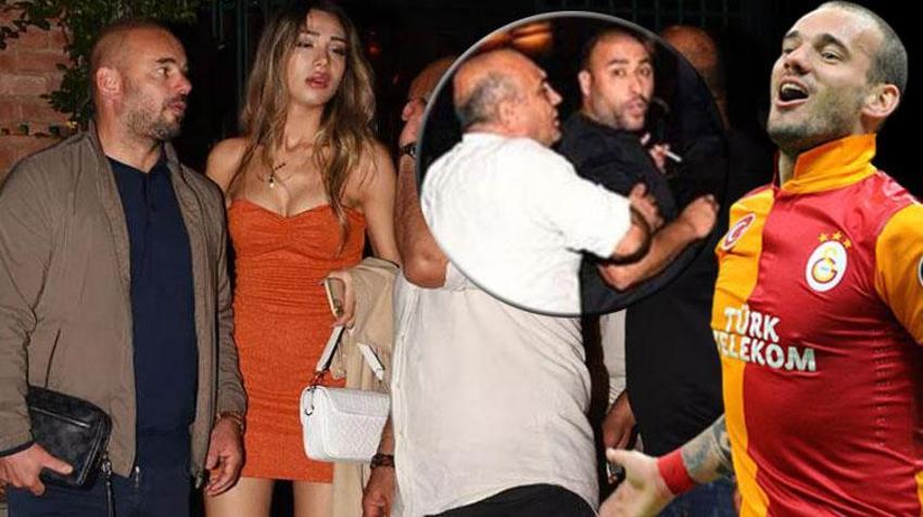 Wesley Sneijder, mekandan tanıştığı kadınla çıktı! Panikleyince bunu yaptı