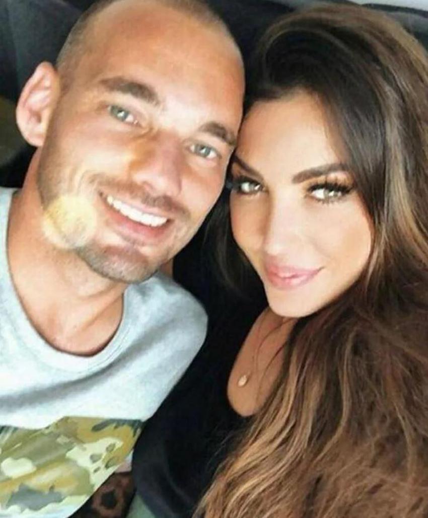 Wesley Sneijder, mekandan tanıştığı kadınla çıktı! Panikleyince bunu yaptı