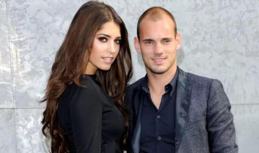 Wesley Sneijder, mekandan tanıştığı kadınla çıktı! Panikleyince bunu yaptı