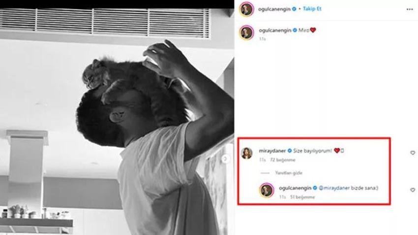 Miray Daner'den sevgilisi Oğulcan Engin'e yorum!