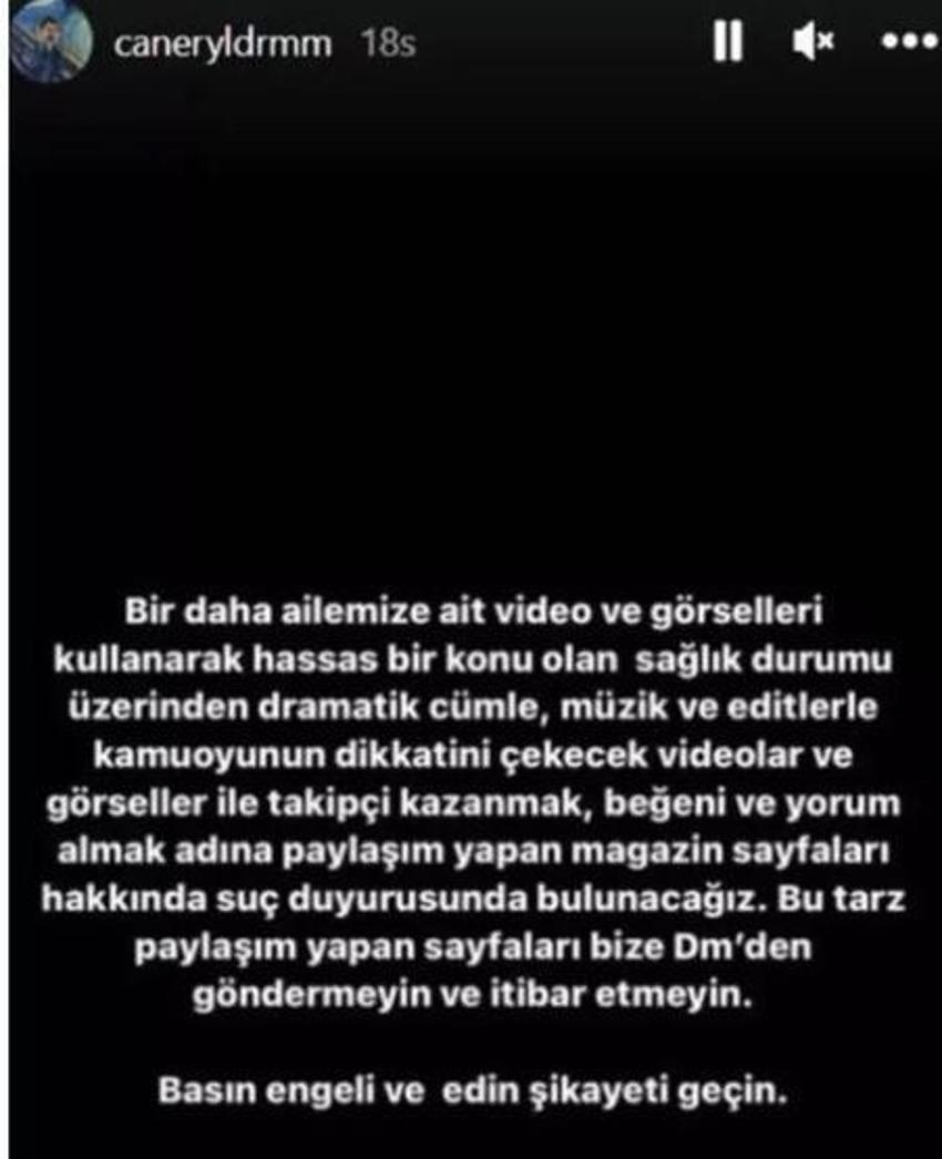 Gamze Erçel'in eşi Caner Yıldırım isyan etti!
