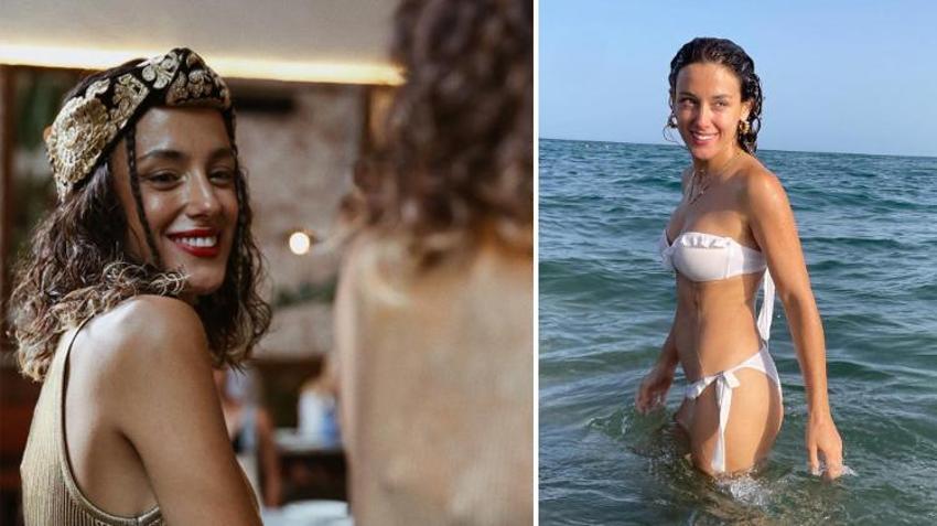 Cansu Tosun'dan deniz pozları!