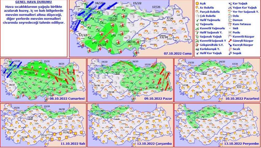Soğuk hava, fırtına ve çok kuvvetli yağış geliyor! Saat belli oldu, Meteoroloji il il son dakika uyardı