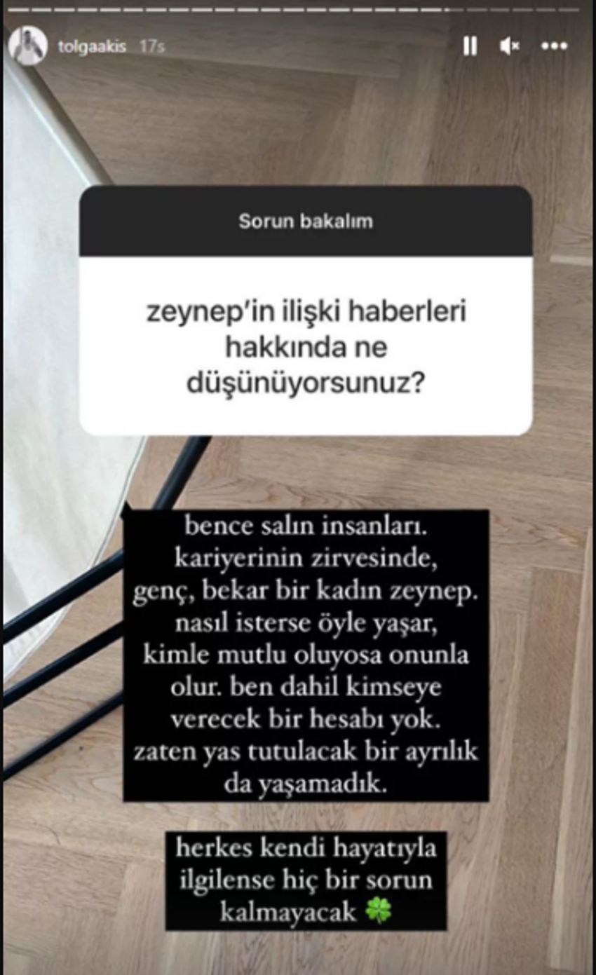 Tolga Akış'tan Zeynep Bastık yorumu! 'Bence salın insanları'