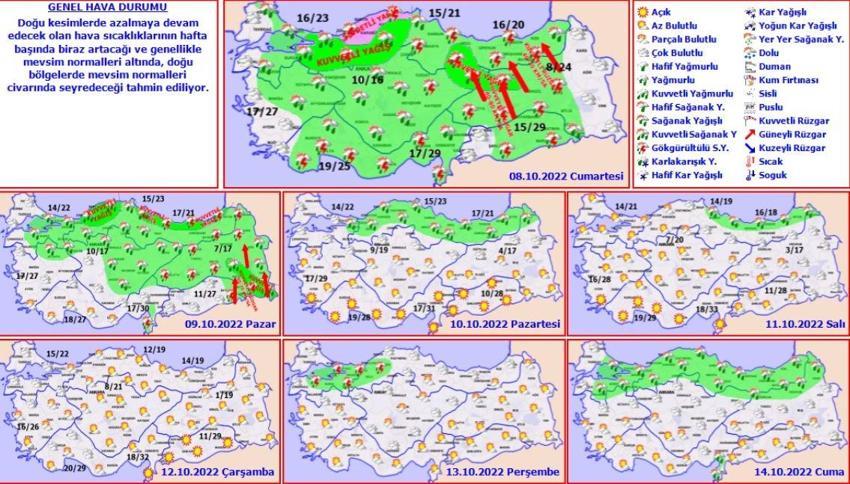 Soğuk hava dalgası ve çok kuvvetli yağmur başlıyor! Meteoroloji il il son dakika duyurdu, tarih ile saati belli oldu