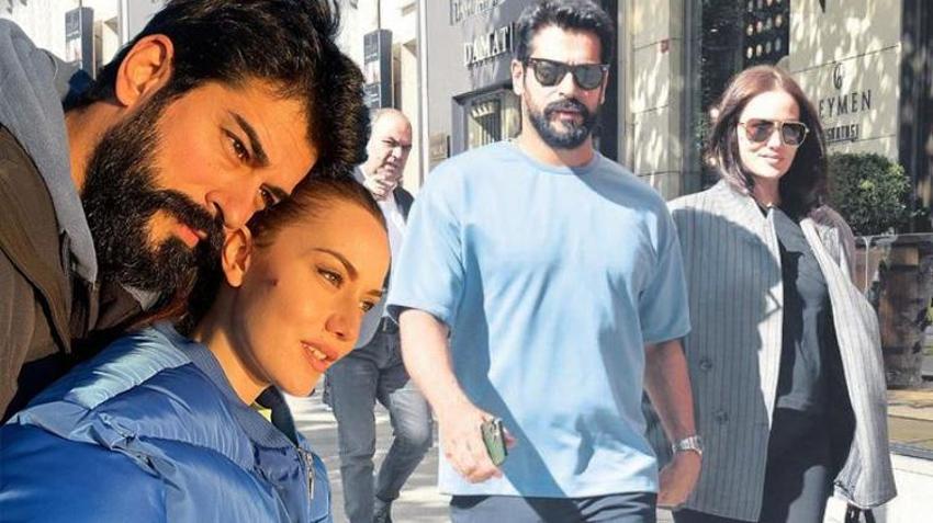 Burak Özçivit, eşi Fahriye Evcen'i gezmeye çıkardı: Her boşluğunda beraberiz