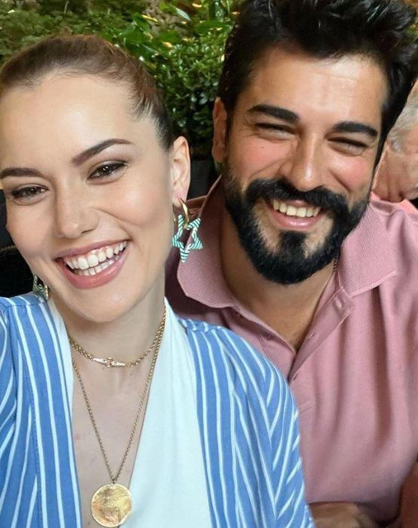 Burak Özçivit, eşi Fahriye Evcen'i gezmeye çıkardı: Her boşluğunda beraberiz
