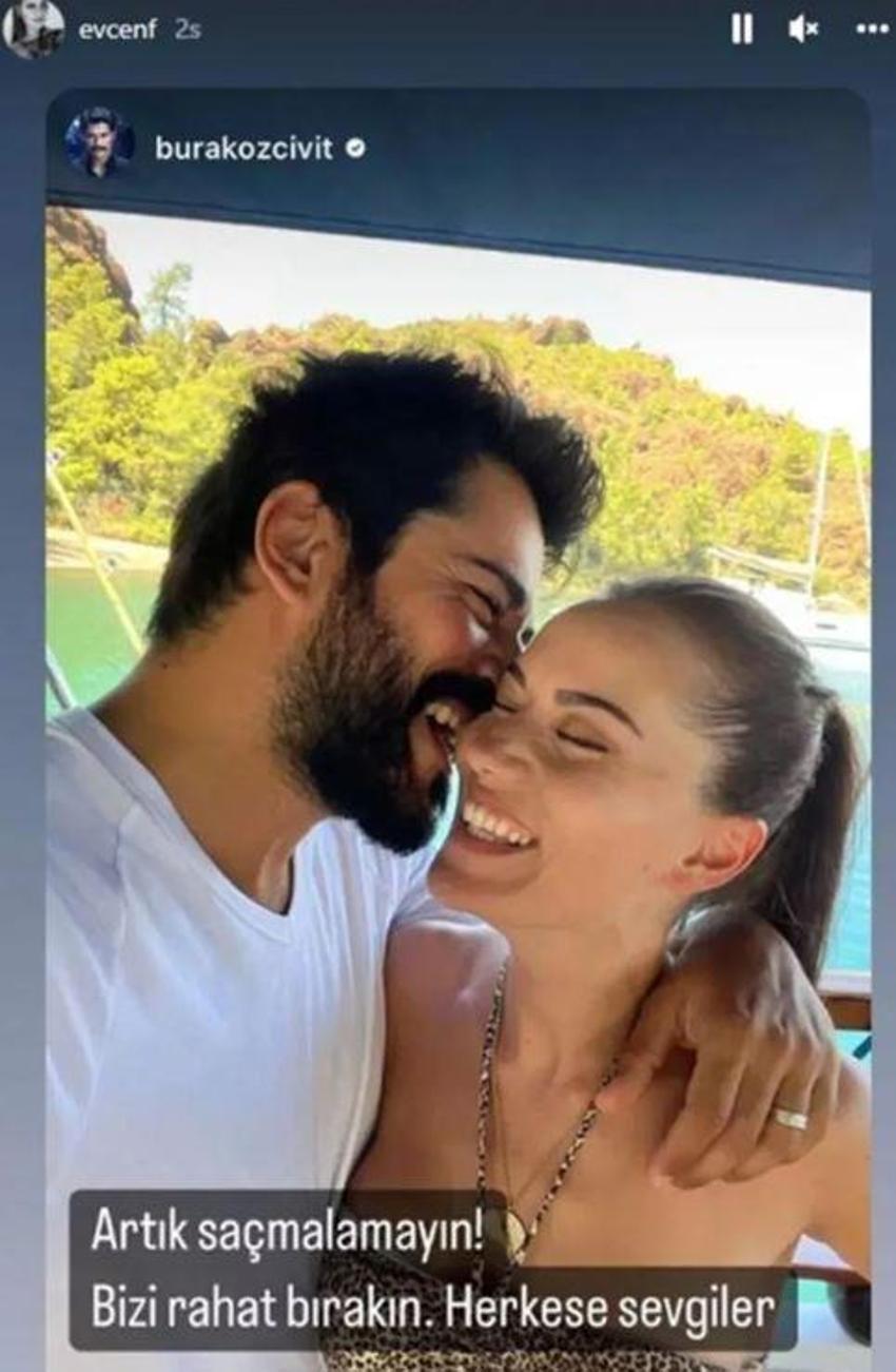 Burak Özçivit, eşi Fahriye Evcen'i gezmeye çıkardı: Her boşluğunda beraberiz