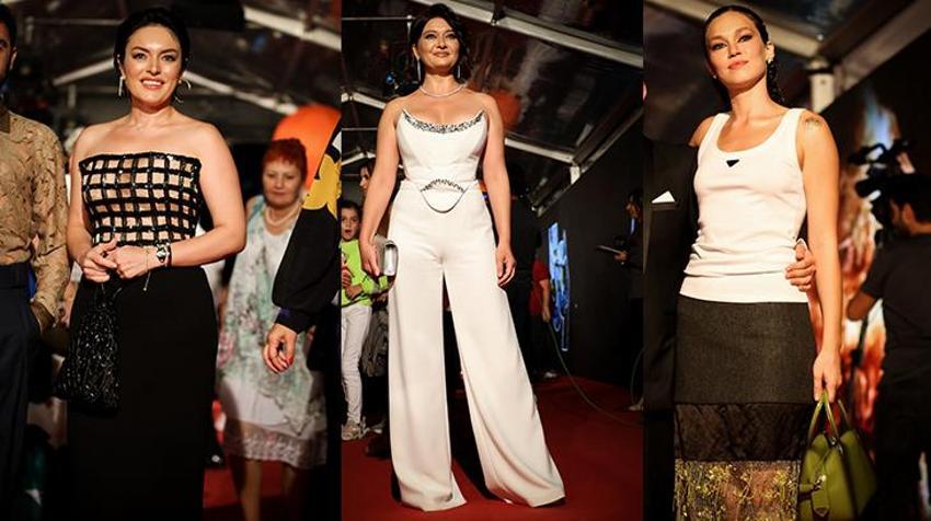 Altın Portakal'da 'kırmızı halı' şıklığı