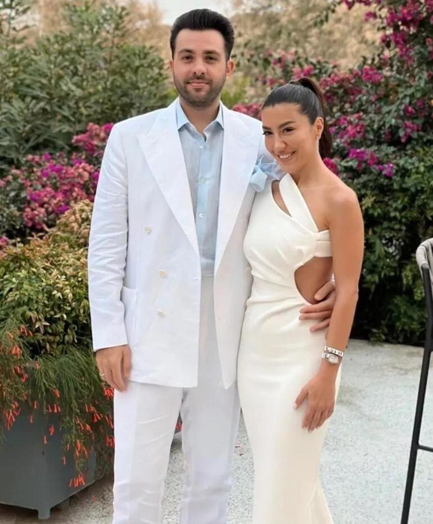 Sibel Can ve Hakan Ural'ın oğlu Engincan, Merve Kaya ile evlendi! Düğündeki tabak detayı...