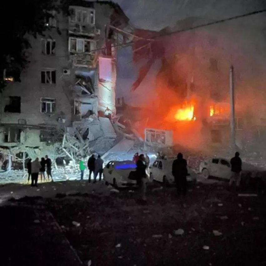 Ukrayna'nın başkenti Kiev'de peş peşe patlamalar! 8 ölü 24 yaralı...