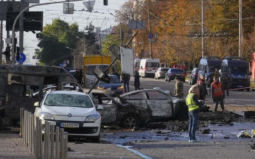 Ukrayna'nın başkenti Kiev'de peş peşe patlamalar! 8 ölü 24 yaralı...