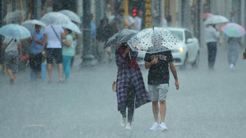 Çok şiddetli yağış geliyor, saati belli oldu! Sıcaklık 14 dereceye düşecek, Meteoroloji il il son dakika uyardı