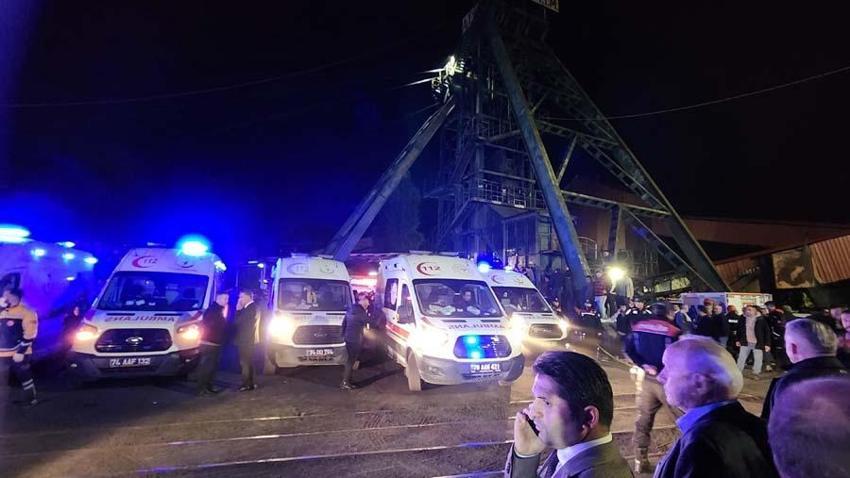 Bartın'da maden ocağında patlama meydana geldi