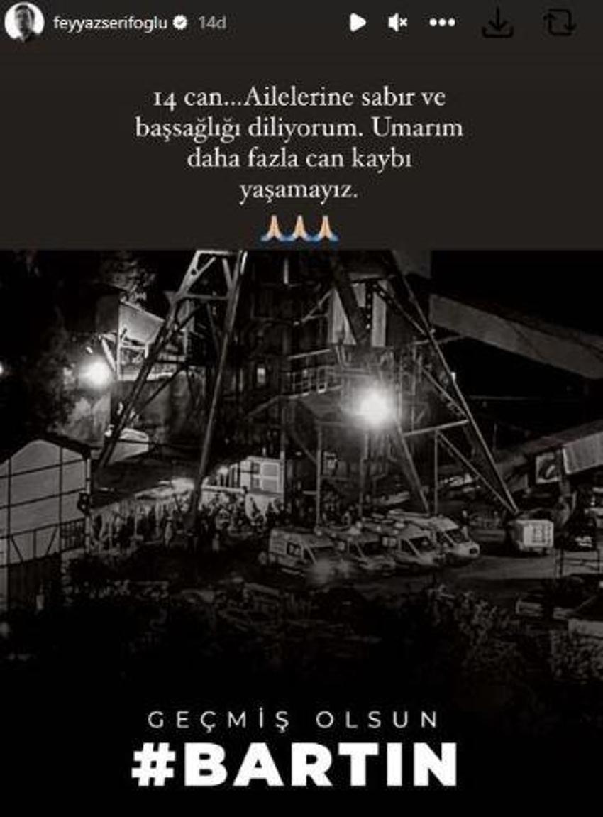 Bartın'da maden ocağında patlama! Ünlü isimlerden paylaşımlar peş peşe geldi!