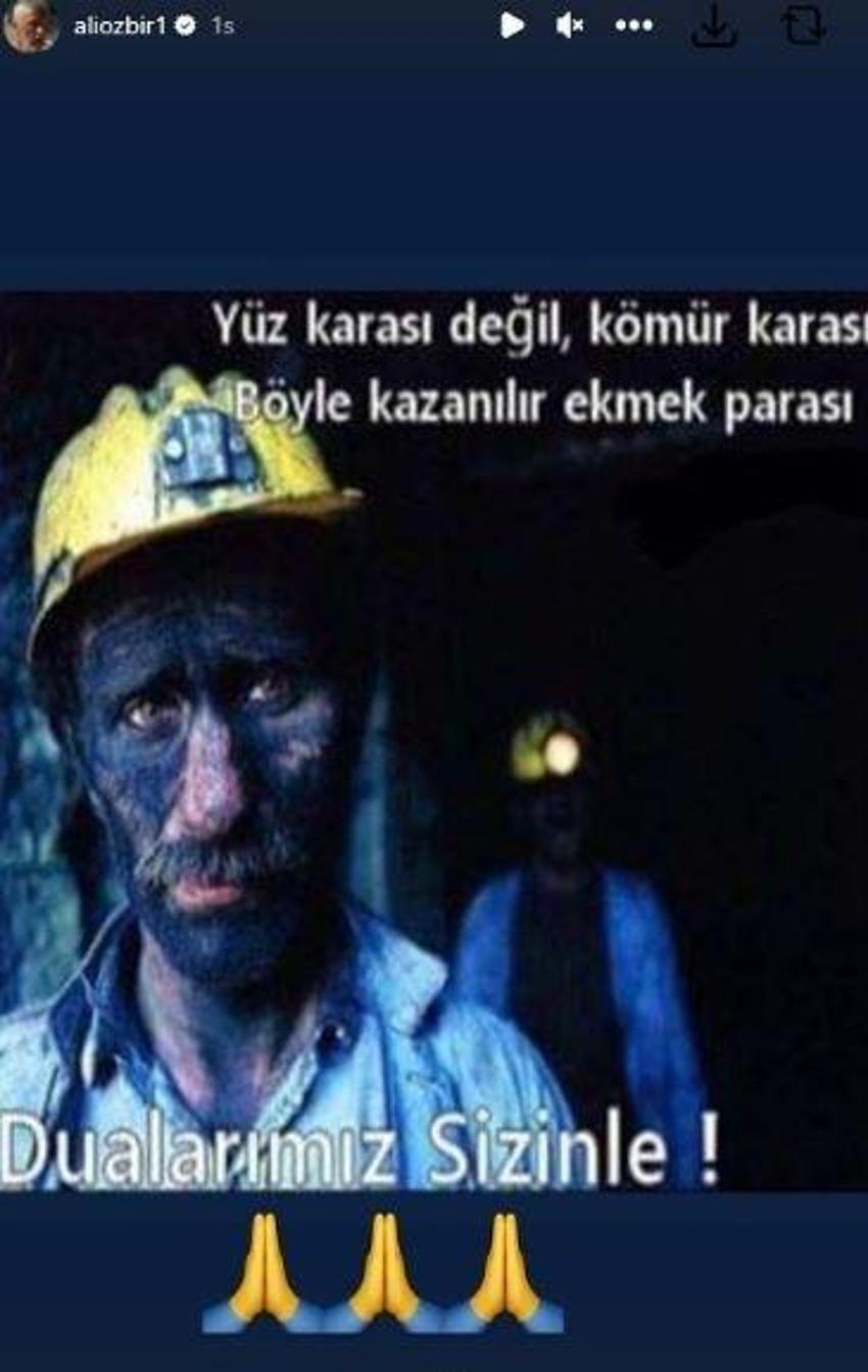 Bartın'da maden ocağında patlama! Ünlü isimlerden paylaşımlar peş peşe geldi!