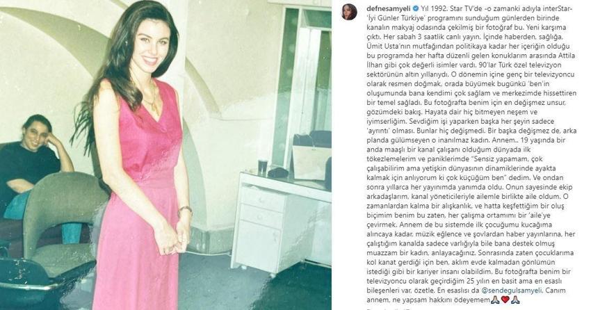 Defne Samyeli takipçilerini 30 yıl öncesine götürdü! 'Hakkını ödeyemem'