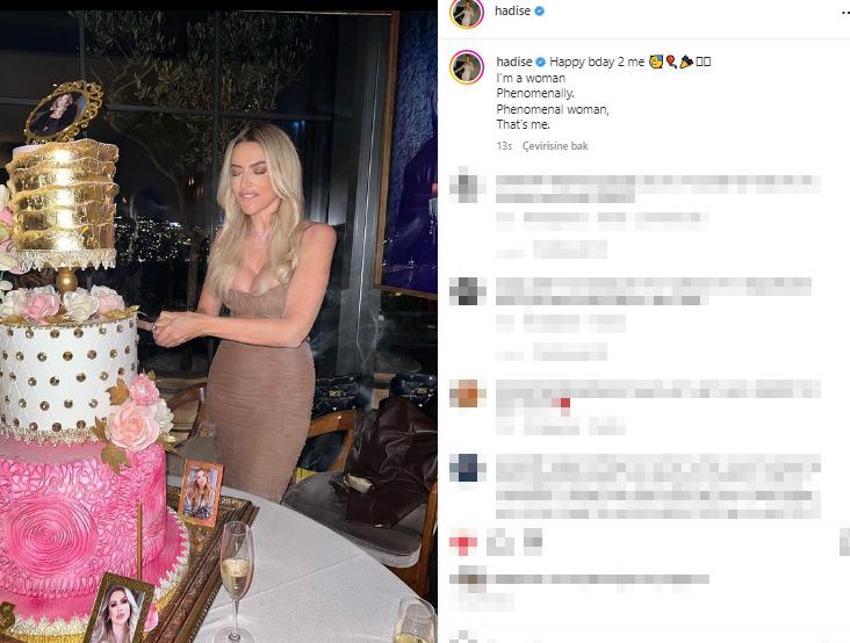 Hadise 37 yaşına girdi! 'Olağanüstü bu kadın benim"