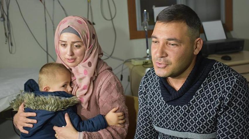 3 yaşındaki Aslan adını ilk kez duydu! Duygu dolu anlar yaşandı