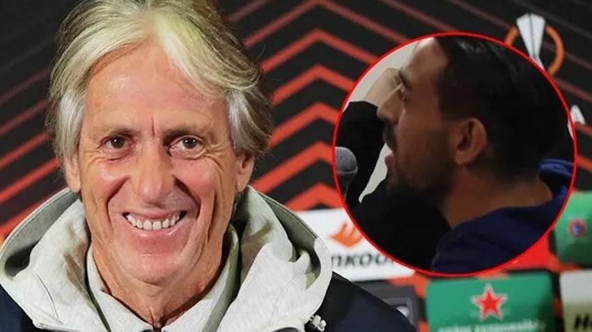 İrfan Can tek soruyla bütün salonun havasını değiştirdi! Jorge Jesus'tan imalı yanıt