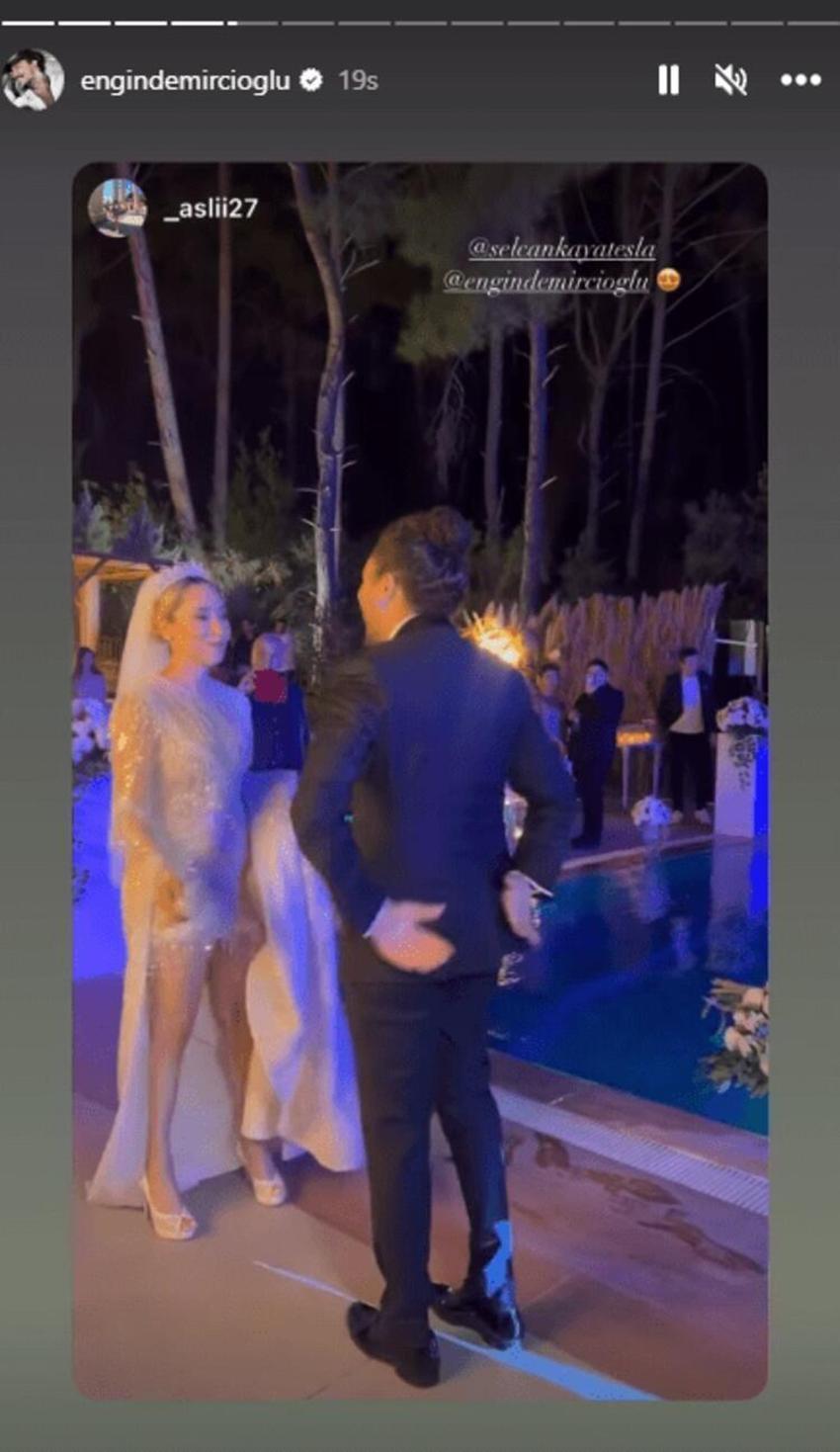 Engin Demircioğlu ve Selcan Kaya Olympos'ta evlendi!