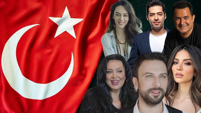 Ünlülerin 29 Ekim Cumhuriyet Bayramı paylaşımları