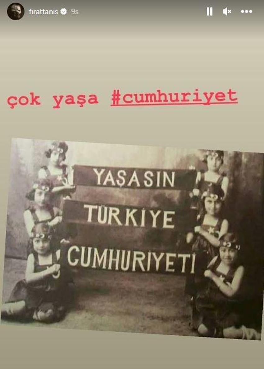 Ünlülerin 29 Ekim Cumhuriyet Bayramı paylaşımları