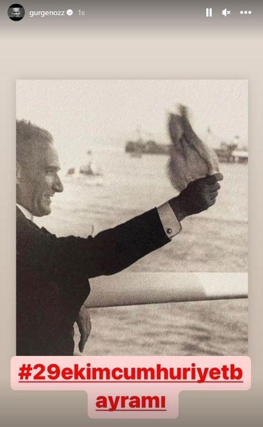 Ünlülerin 29 Ekim Cumhuriyet Bayramı paylaşımları