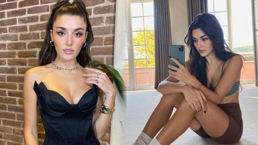 Hande Erçel'den ev pozu!