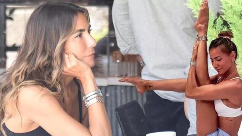 Zeynep Tokuş denizde yoga yaptı!