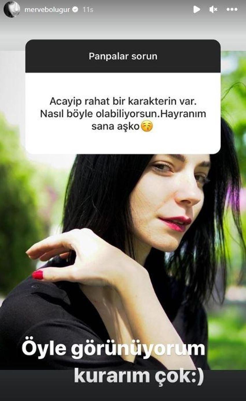 Merve Boluğur'dan takipçisinin sorusuna yanıt: 'Herkes aynı ve çok yapay!'