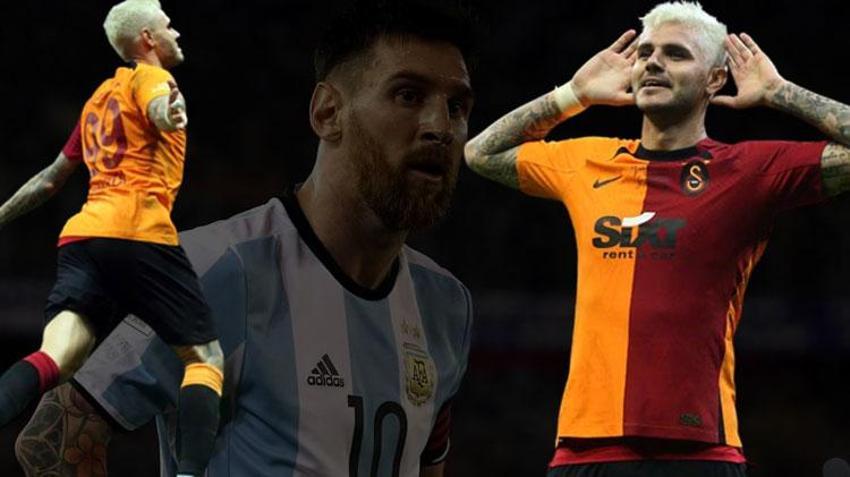 İcardi Beşiktaş maçında şov yaptı Galatasaray taraftarları Messi'yi bombaladı: Asıl pislik sensin
