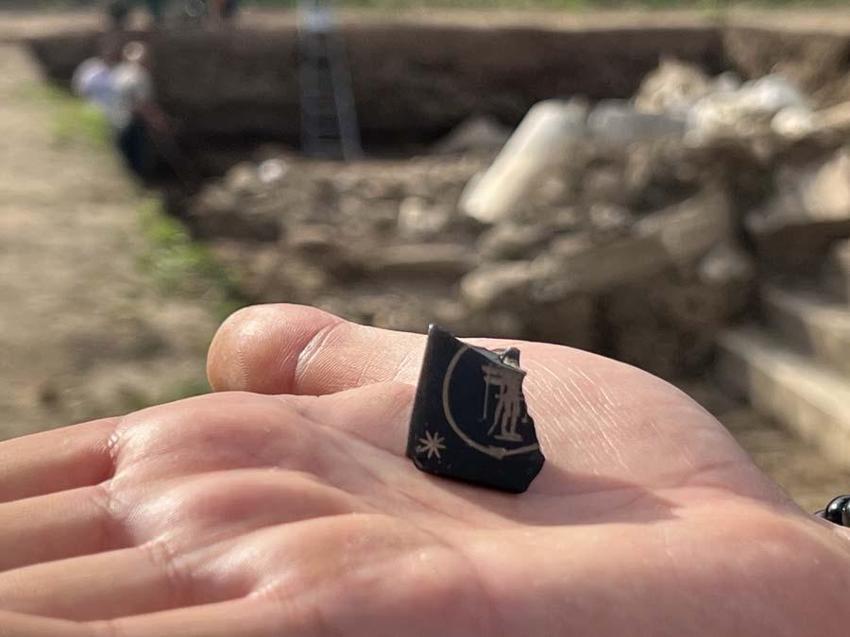 Bartın'da Roma dönemi yapının kalıntısında 'tılsımlı amulet' bulundu