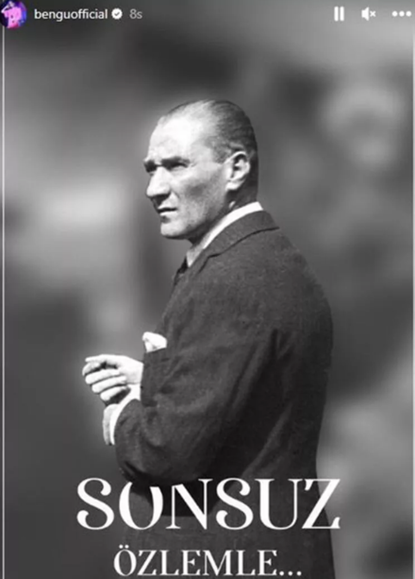 Ünlülerin 10 Kasım paylaşımları!