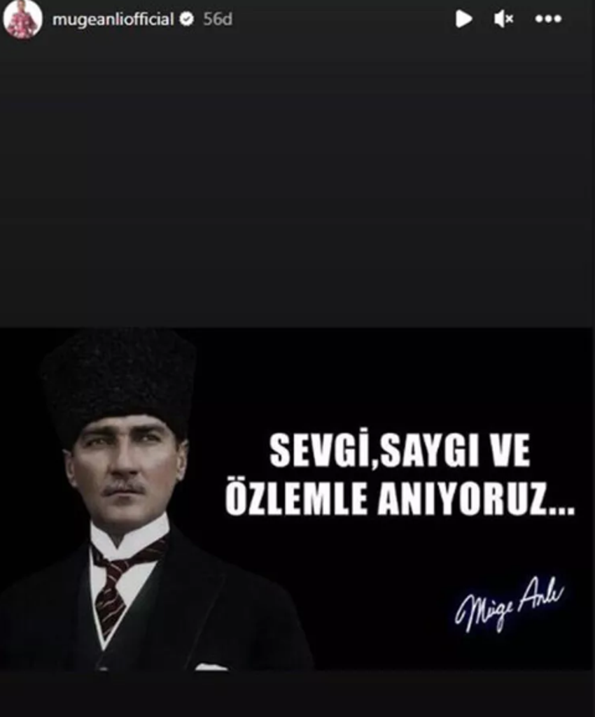 Ünlülerin 10 Kasım paylaşımları!