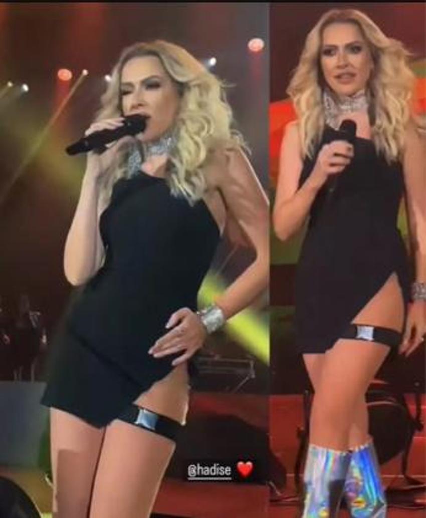 Eski Hadise geri döndü! Kalça dansı olay oldu...