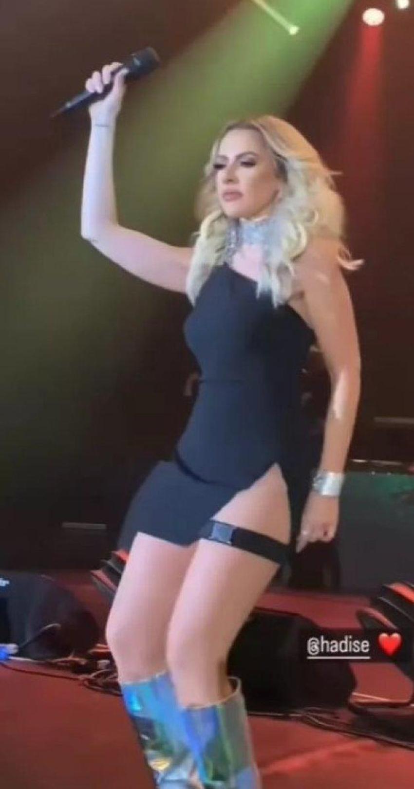 Eski Hadise geri döndü! Kalça dansı olay oldu...