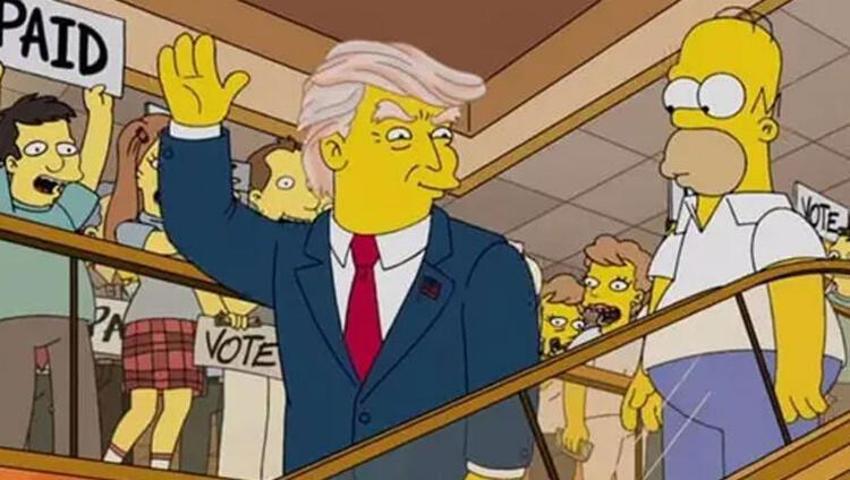 Simpsonlar yine 15 yıl önceden bildiler! Bir Donald Trump kehaneti daha gerçek oldu
