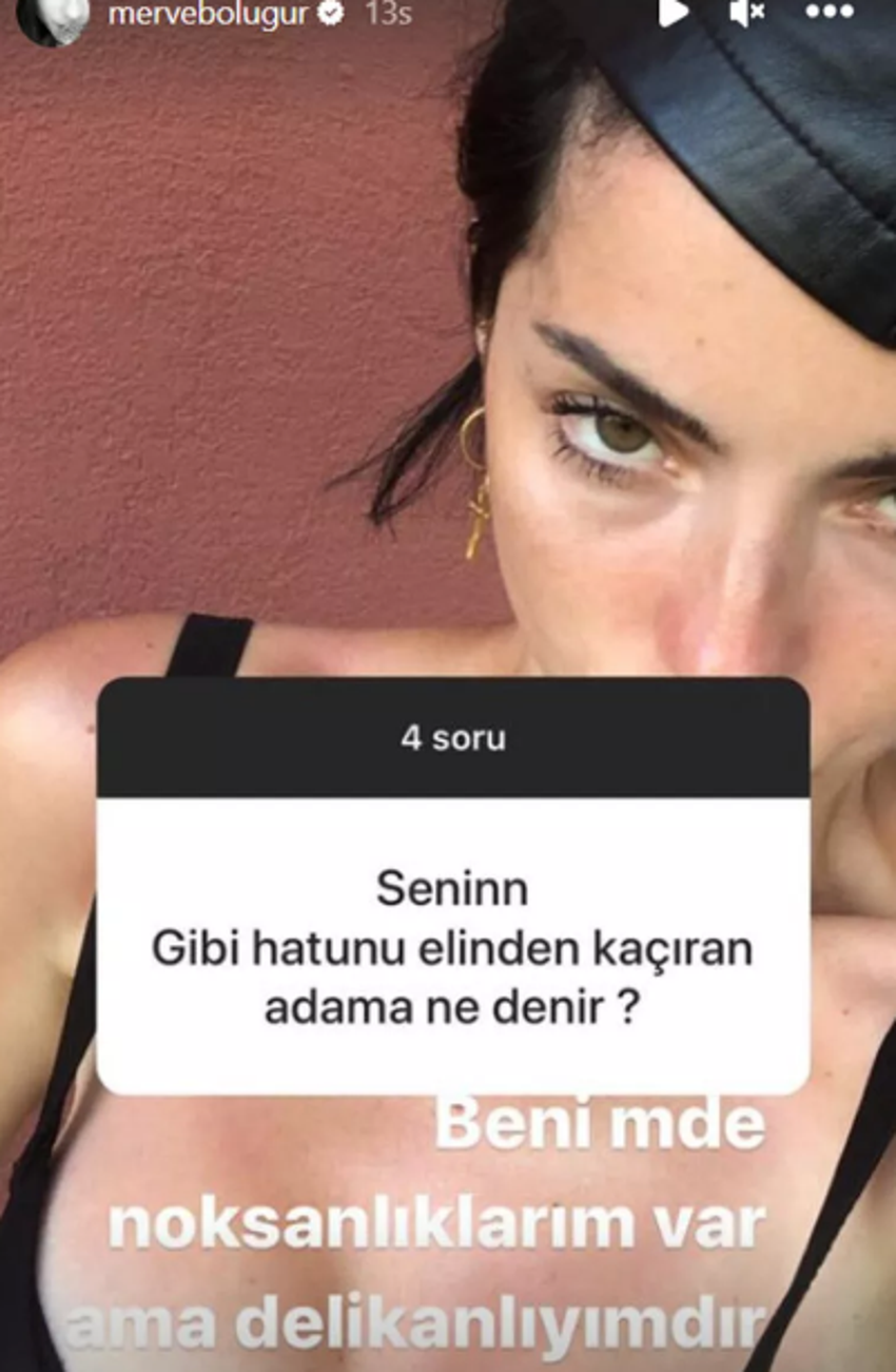 Merve Boluğur'dan dikkat çeken yanıt!