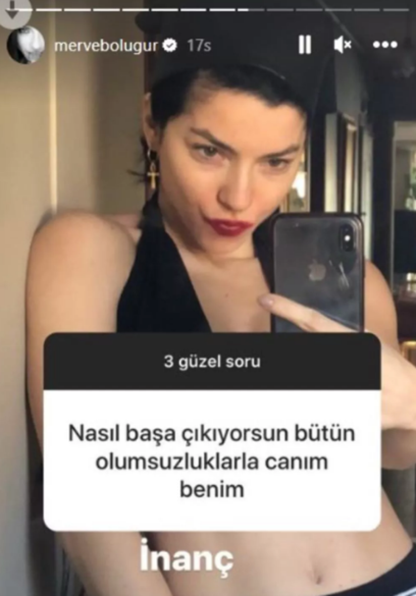 Yeni boşanan Merve Boluğur maneviyata yöneldi!