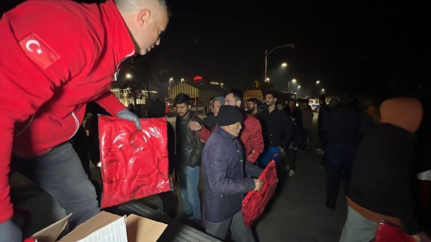 Deprem sonrası bölgeden yeni görüntüler geldi