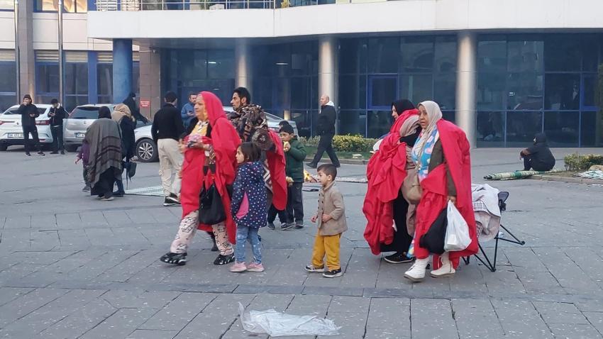 Deprem sonrası bölgeden yeni görüntüler geldi