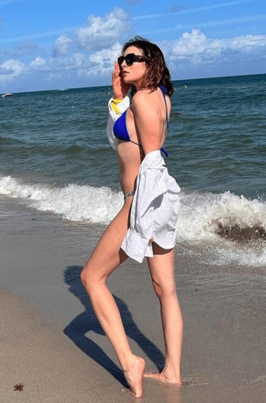 Melis Sezen Miami'de! Bikinili pozlarını paylaştı