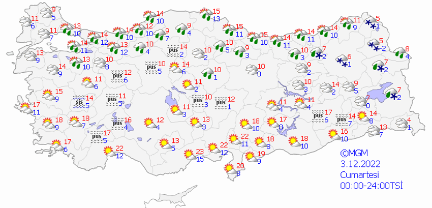Yoğun kar yağışı başlıyor! Sıcaklıklar eksiye yaklaştı, Meteoroloji gün verdi ve illeri duyurdu