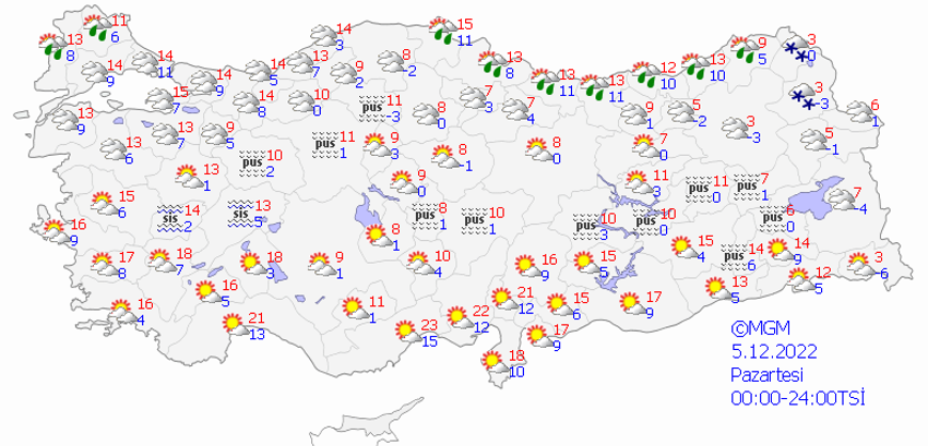 Yoğun kar yağışı başlıyor! Sıcaklıklar eksiye yaklaştı, Meteoroloji gün verdi ve illeri duyurdu