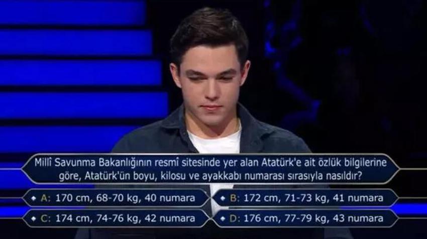 Kim Milyoner Olmak İster yarışmasına damga vurdu! Genç yarışmacı 1 milyona kadar ulaştı